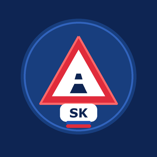 Slovakia Road Signs Study Quiz app icon