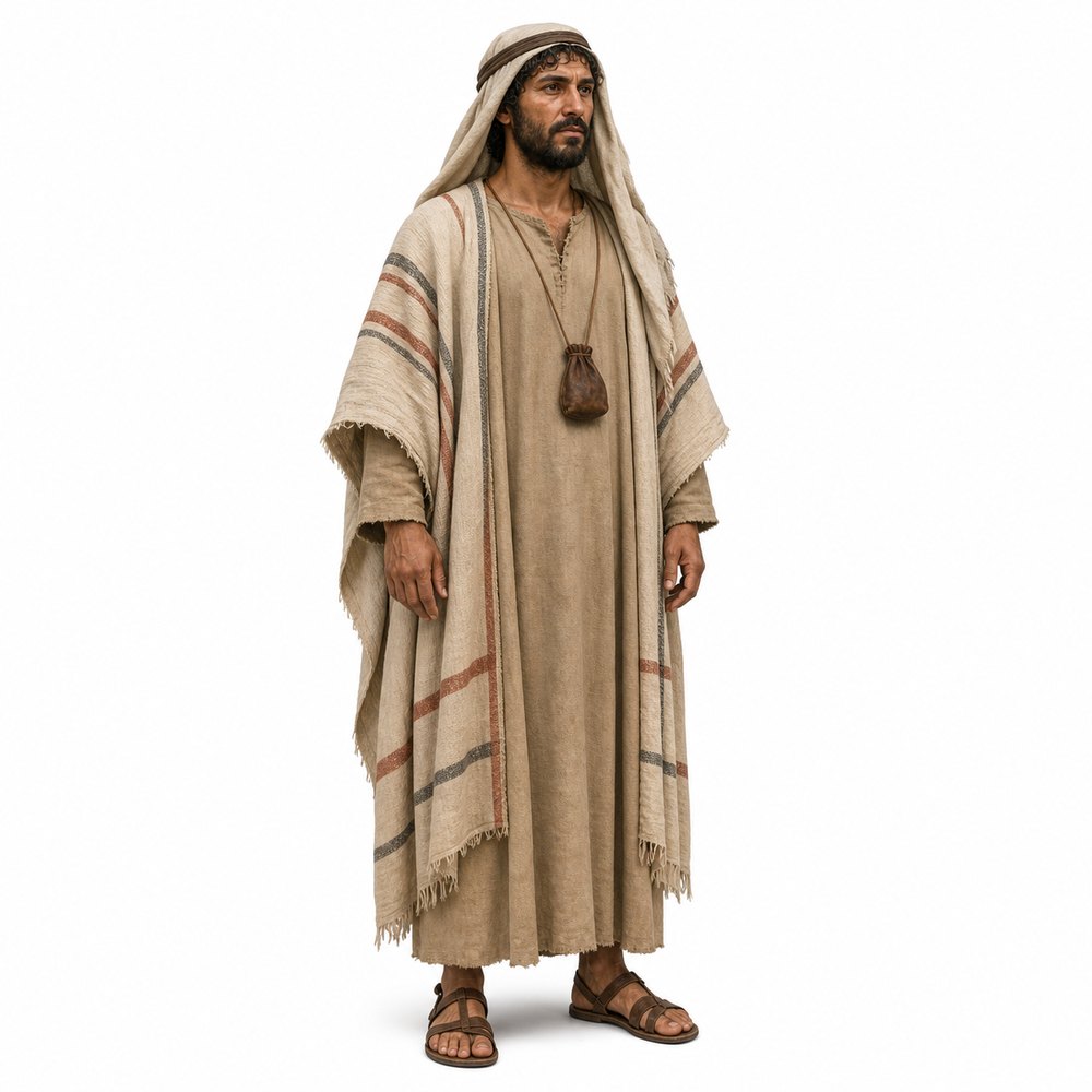 Visual-development artwork of a poet reciter for Saheel Al-Rimal